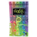 PILOT FRIXION ERASABLE HIGHLIGHTER ASSORTED COLOURS PACK 6